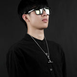 Rock Hip Hop, Fashion Microphone Necklace