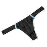 Men's Fashion, Low Waist, Ice Silk, T-back Briefs