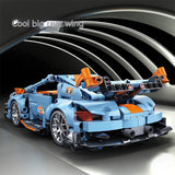 Block Building Racing Sports Car, Car DIY Assembly Model, Assembling Combined Toys Gifts