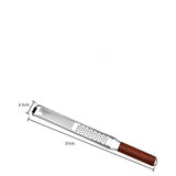 Wooden Handle Stainless Steel Cheese and Chocolate Grater