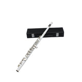 16 Holes Flute C Key White Copper Tube Body Leather Box, Suitable for Beginners Grading Performance