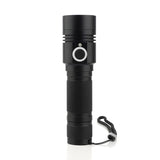 Ultra-thick Aluminum Alloy, USB Rechargeable Flashlight