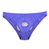 Triangle Men's Transparent, Ice Silk Open Crotch Underwear (Pack of 2)