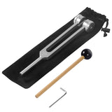 128Hz Tuning Fork Set, Weighted Bio-acoustic Tuning Fork for Healing Chakra, Sound Therapy, Stress Reliever