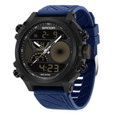 Rugged Outdoor Sports Watch for Men – Large Dial Dual Display Waterproof Design
