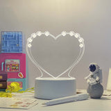 3D Acrylic Handwriting Message Board LED Light, Creative Note Lamp