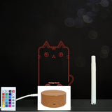 3D Acrylic Handwriting Message Board LED Light, Creative Note Lamp