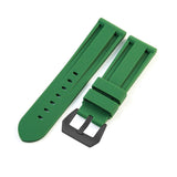 Waterproof Rubber Pin Buckle, Silicone Watch Strap (Pack of 2)