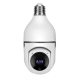 1080P WiFi Bulb Camera with 4× Zoom – E27 Home 5G WiFi Security & Alarm Monitor