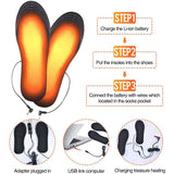Cuttable USB Heated Insoles – Electric Foot Warmer Pads