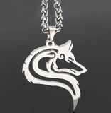 Vintage Nordic Rune Necklaces for Men, Stainless Steel Norse Runes Viking Pagan Elder Futhark Pendant, Amulet Fashion Jewelry