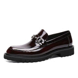 Horse Street Buckle Gommino – Men's Polished Japanese Leather Shoes