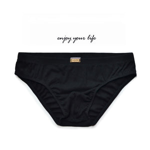 Simple Metal Label Briefs, Men's Underwear