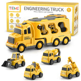 TEMI Diecast Carrier, Truck Toys Cars Engineering Vehicles