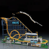 Park Roller Coaster, Assembled Model, Building Blocks Toys