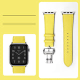 Butterfly Clasp Hand-stitched Strap for Smartwatch (Smartwatch not Included)