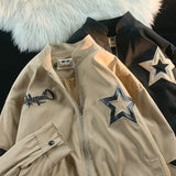 High Street Loose Couple Baseball Uniform Jacket