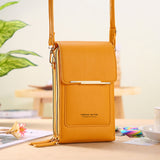 Touch Screen Mobile Phone Bag, Small Crossbody Shoulder Bags, Women's Long Wallet