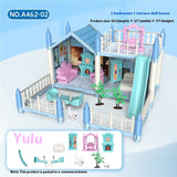 Girls' Playing House, DIY Assembled Princess House, Villa Toys