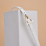 Triangle Buckle Thin Belt Fashion for Hundred Matching Jeans
