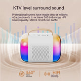 Mini Karaoke Sound Box, Bluetooth Audio Integrated Microphone