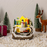 Christmas Snow Model, Electric Music Glowing House