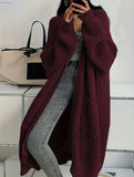 Style Icon, Loose Thick Knitted Coat for Women