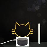 3D Acrylic Handwriting Message Board LED Light, Creative Note Lamp