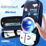 Three-dimensional Pencil Case, Primary School Kindergarten Cartoon Large Capacity Pencil Box