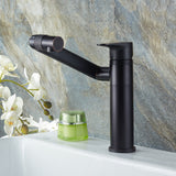 Wash Basin Faucet, Above Counter Rotatable Single Hole Nozzle