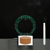 3D Acrylic Handwriting Message Board LED Light, Creative Note Lamp