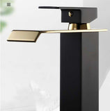 Black Gold Basin, Wrench Type Platinum Faucet