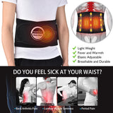 Waist Support, Light Massage Device, Electric Heating Belt