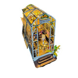 English Version DIY Hand-pasted Cottage Assembled Garden House Model Ornaments