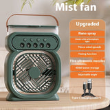 3-in-1 Portable Air Conditioner, Evaporative Air Cooler, LED Night Lights, Humidifier Fan for Home Office