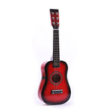 21 inches Hawaiian Children's Colored Small Guitar, Steel Wire 6 String Wooden Enlightenment AIDS Toy