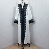 Muslim Women's Lace Dress, Cardigan Robe