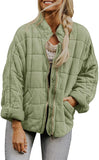 Winter Zip-up Stand Collar Coat with Pockets, Fashion Solid Color Plaid Long Sleeved Jacket, Women's Clothing