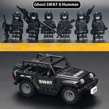 Military Building Blocks Doll, Assembled Desert Army