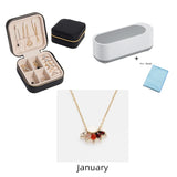 Ultrasonic Cleaning Machine, High Frequency Vibration Jewelry Glasses Watch Ring Dentures Washing Cleaner