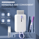 Portable 11 in 1 Multifunctional Cleaning Kit, Computer Keyboard Cleaner, Phone Screen Clean Tools, Earphone Clean Brush with Storage Box