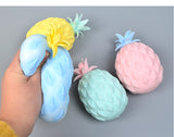 Pineapple Vent Grape Ball, Light Mud Stress Relief Squishy Toy (Pack of 3)