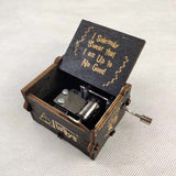 Antique Carved Wooden Hand Crank, Spirited Away Music Box, Christmas Gifts Birthday Gifts, Party Decoration
