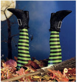 Halloween Creative Art Decoration Prosthesis, Witch Leg Garden Decoration