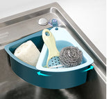 Kitchen Sink Triangle Layer, Suction Cup Type, Asphalt Basket