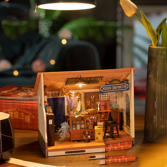 DIY Cabin Jigsaw Puzzle, 3D Three-dimensional Wooden Model House