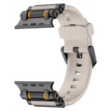 Gear Rotary Decompression Silicone Watch Strap with Metal Connector (Watch not included)