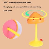 Cat Bite Rotating Mushroom, Relieving Stuffy Pet Toy