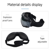 Pet Dog Glasses — Outdoor Windproof, Sand-proof, UV Goggles for Medium & Large Dogs, HD Colorful Lens