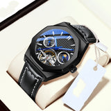 Flywheel Sun Moon Star, Men's Mechanical Watch